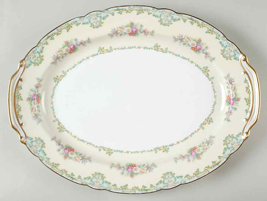Luxoria 16" Oval Serving Platter by Noritake-1
