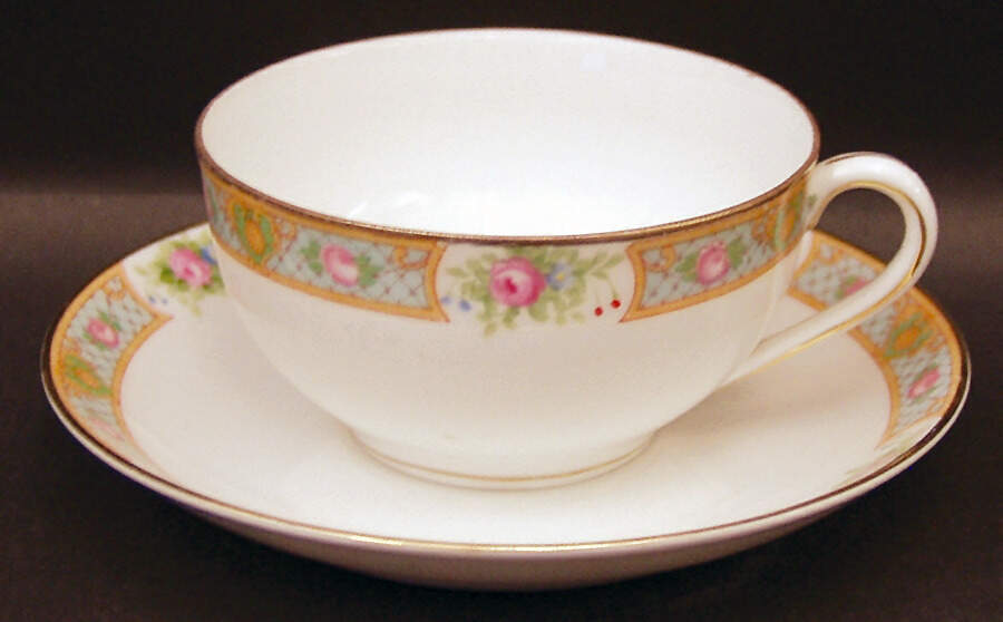 The Luzon Flat Cup & Saucer Set by Noritake-1