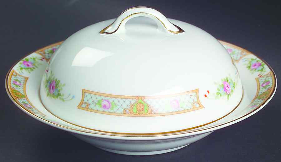 The Luzon Round Covered Butter by Noritake-1