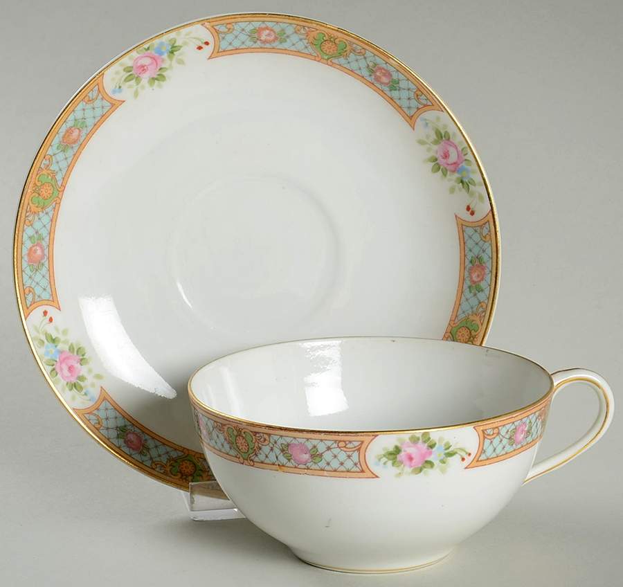 The Luzon Flat Cup & Saucer Set by Noritake-1