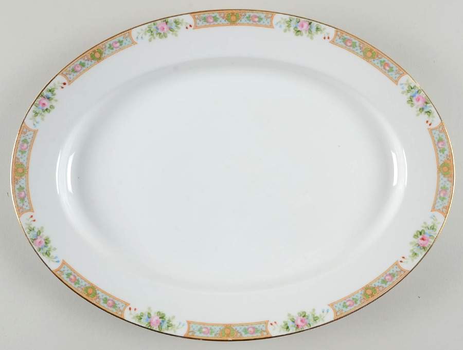 The Luzon 14" Oval Serving Platter by Noritake-1