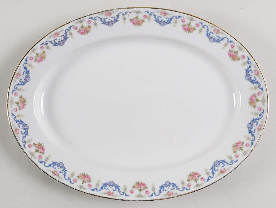 Luzano, The 11" Oval Serving Platter by Noritake-1