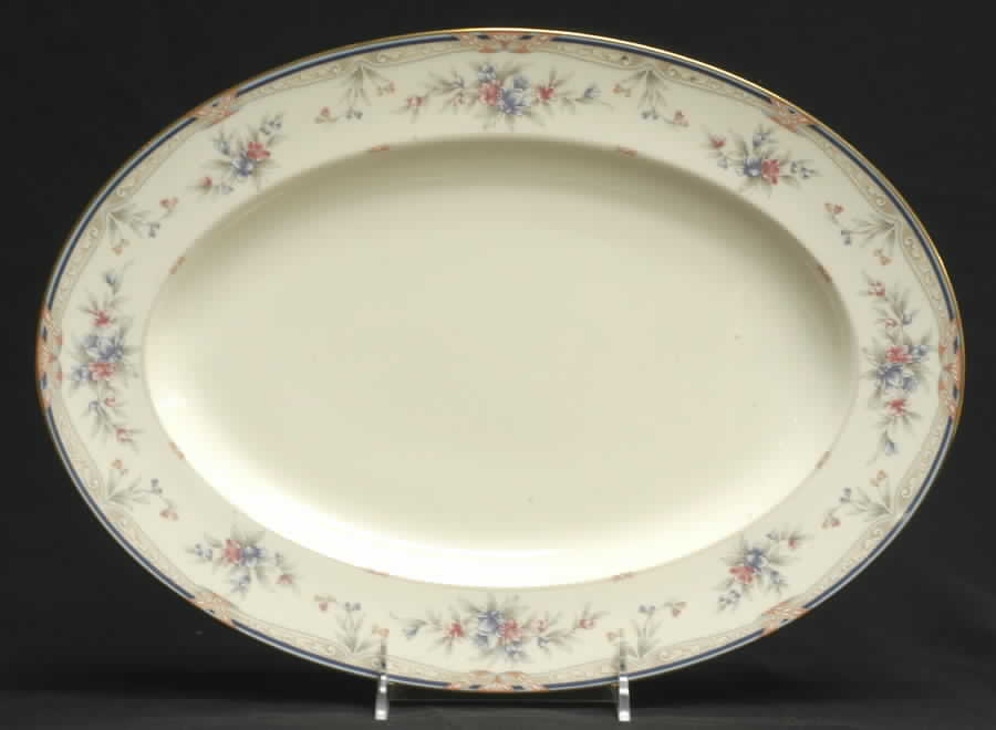Lylewood 14" Oval Serving Platter by Noritake-1