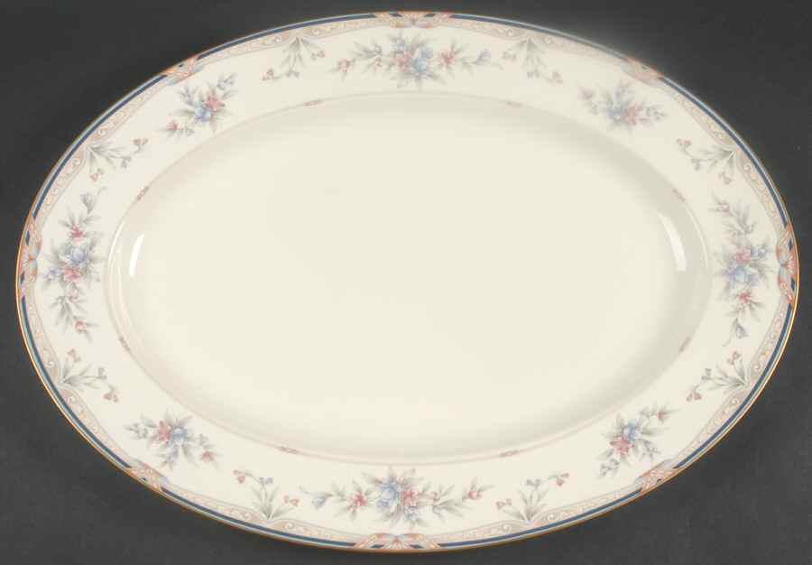 Lylewood 16" Oval Serving Platter by Noritake-1