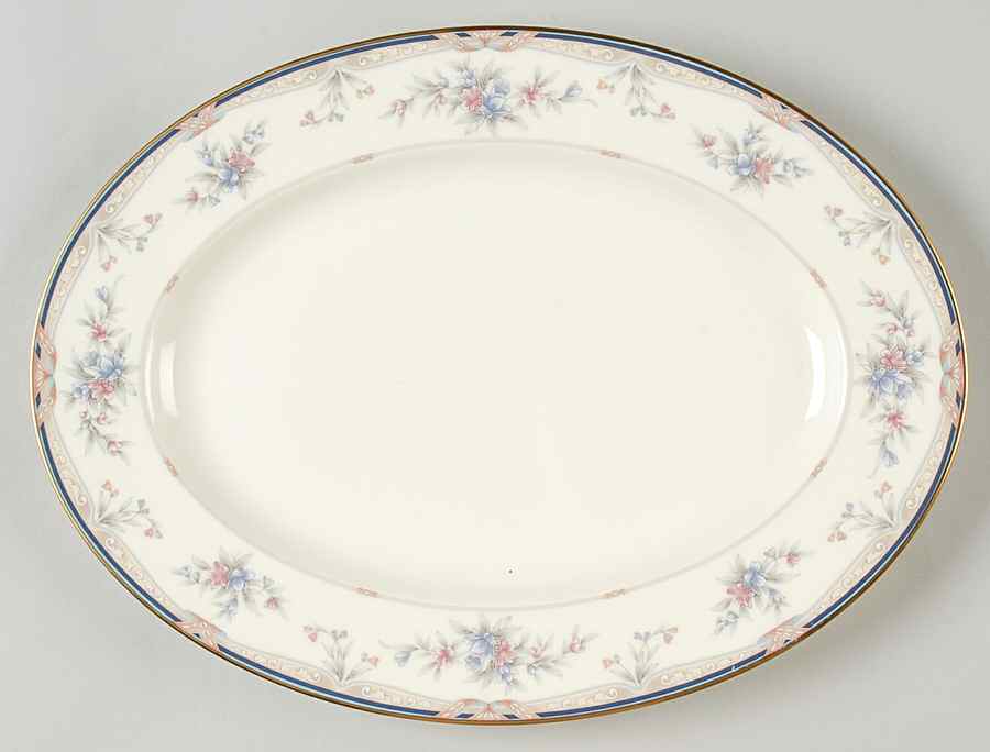Lylewood 12" Oval Serving Platter by Noritake-1
