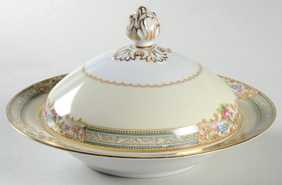 Lynbrook Round Covered Butter by Noritake-1