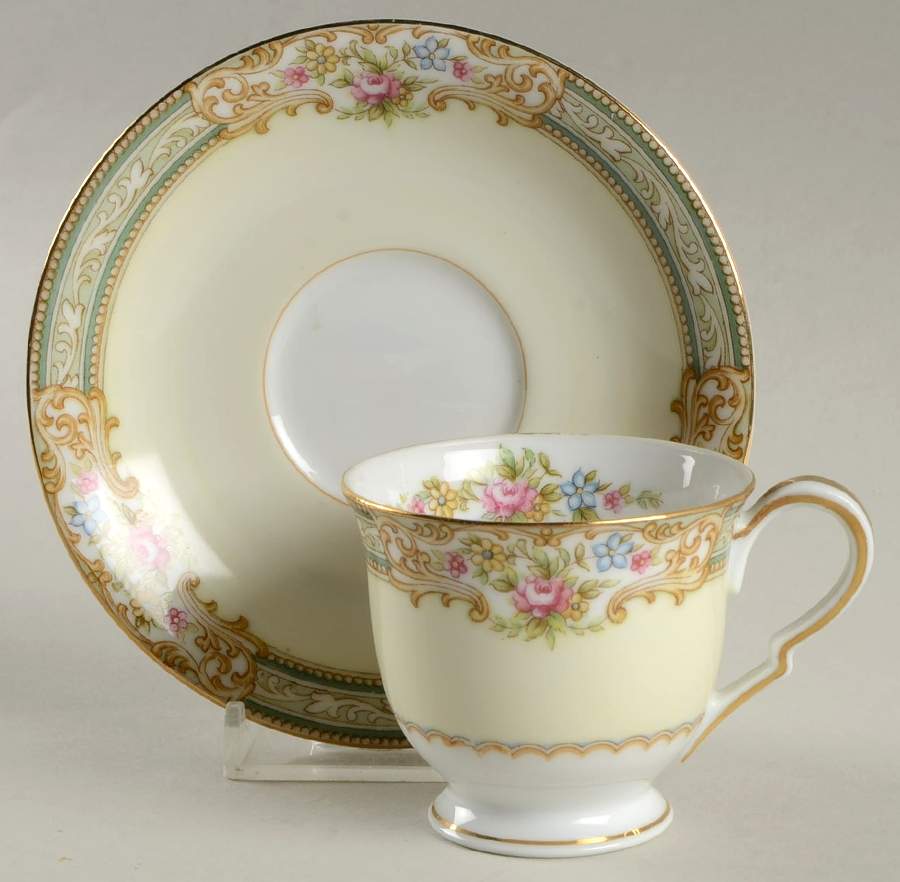 Lynbrook Footed Demitasse Cup & Saucer Set by Noritake-1
