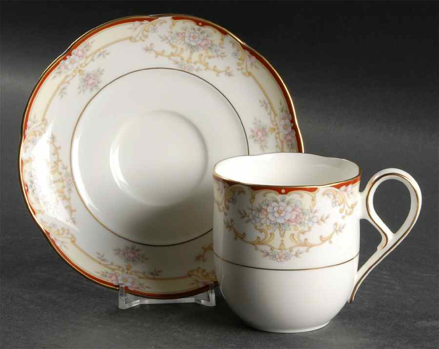 Lyndhurst Flat Cup & Saucer Set by Noritake-1