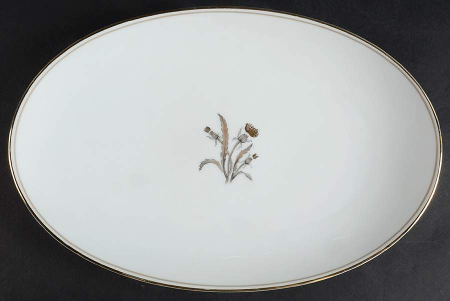 Lynne 12" Oval Serving Platter by Noritake-1
