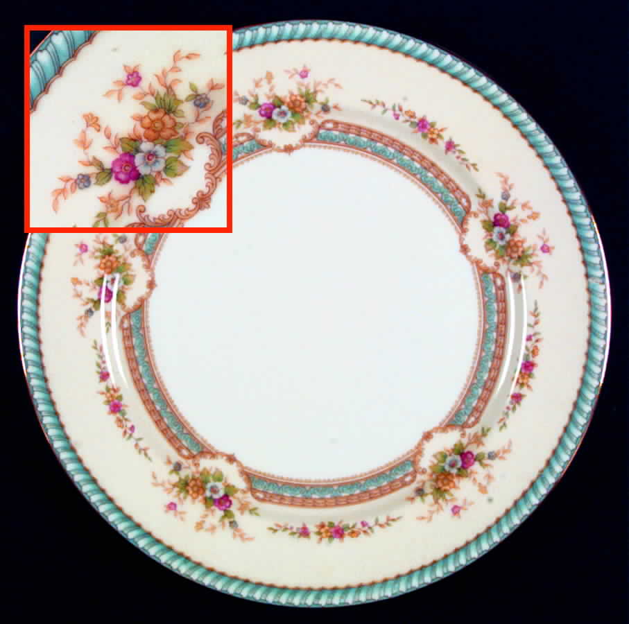 Lynrose Dinner Plate by Noritake-1