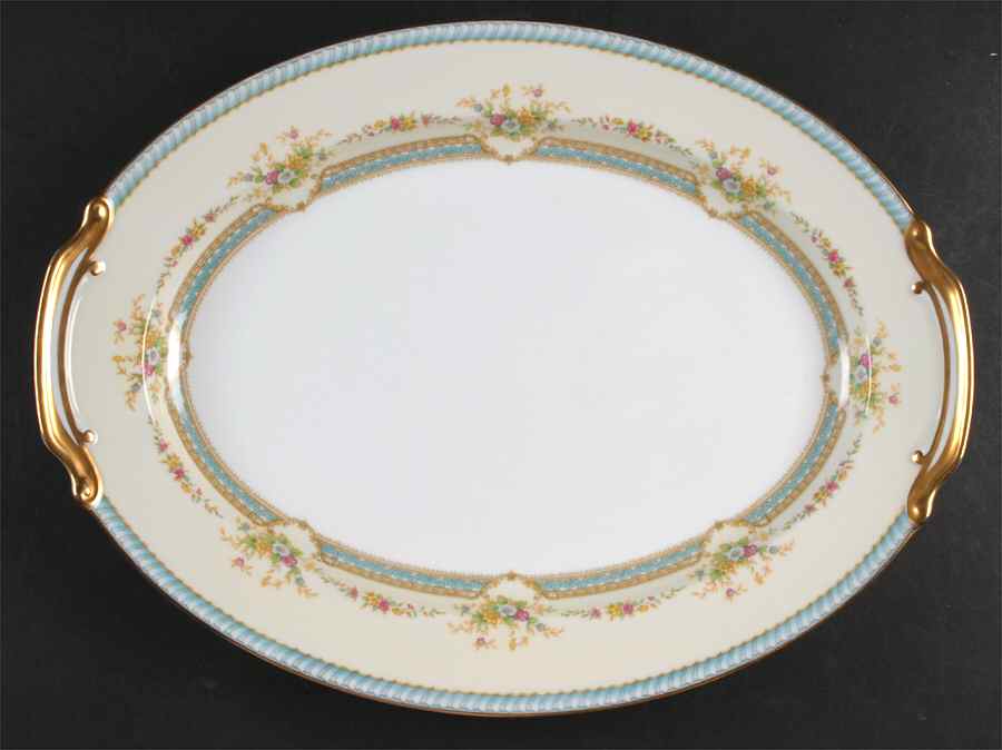 Lynrose 16" Oval Serving Platter by Noritake-1