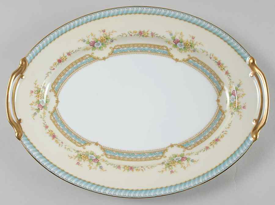 Lynrose 11" Oval Serving Platter by Noritake-1