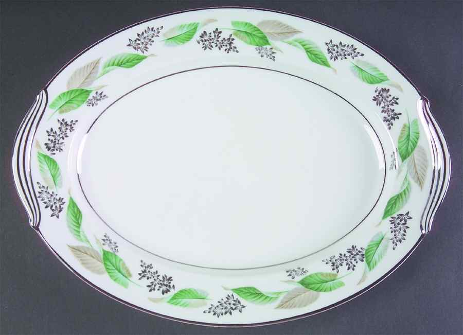 Lynwood 11" Oval Serving Platter by Noritake-1