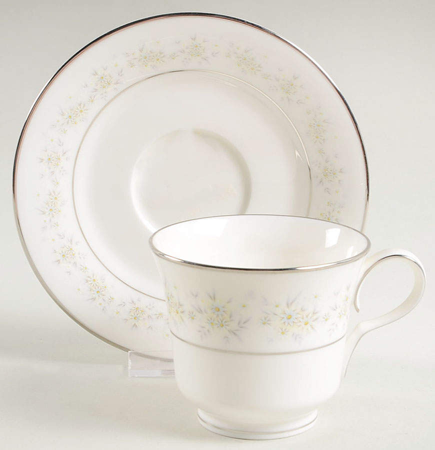 Lyric (9570) Footed Cup & Saucer Set by Noritake-1
