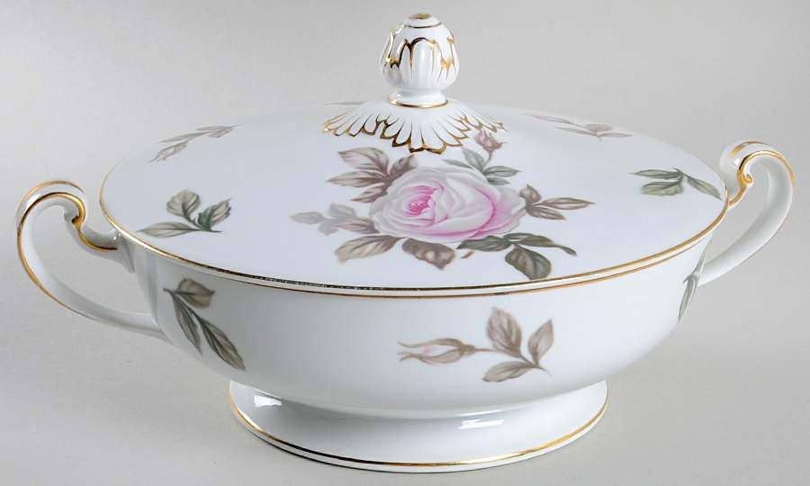 Lyric (519) Round Covered Vegetable by Noritake-1