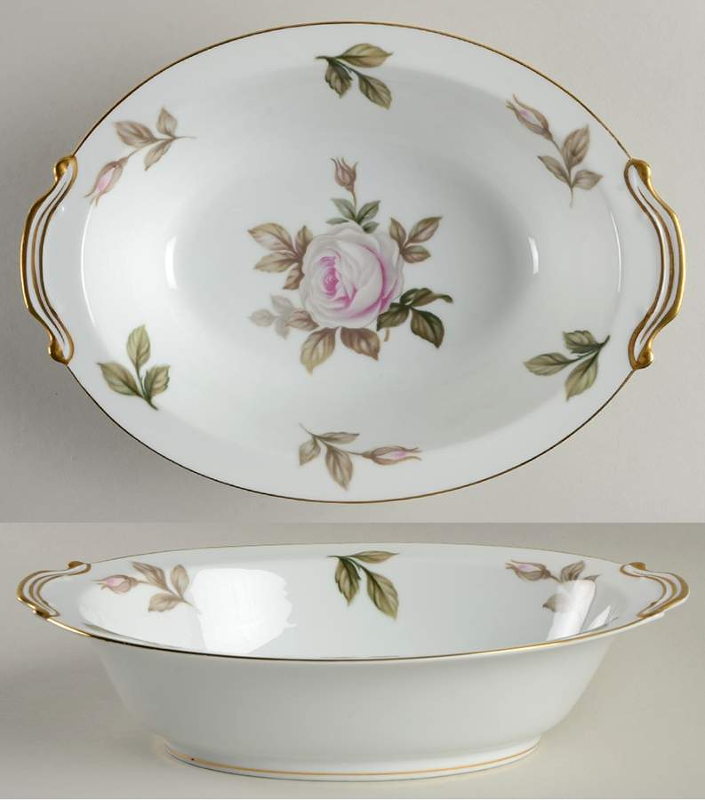 Lyric (519) 10" Oval Vegetable Bowl by Noritake-1