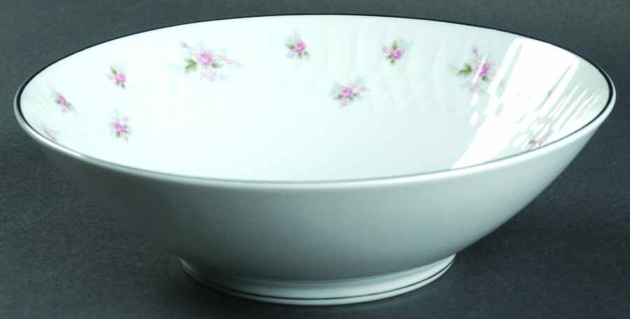 Mabel (Embossed) 8" Round Vegetable Bowl by Noritake-1