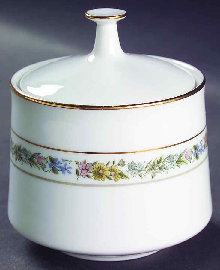 Macon Sugar Bowl & Lid by Noritake-1