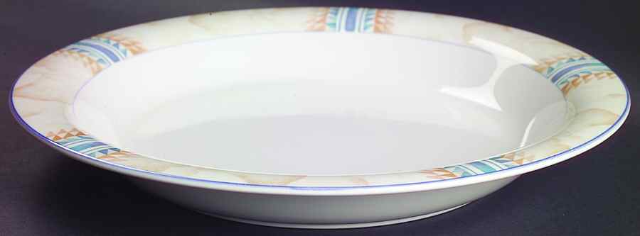 Marble Canyon Deep Round Platter by Noritake-1