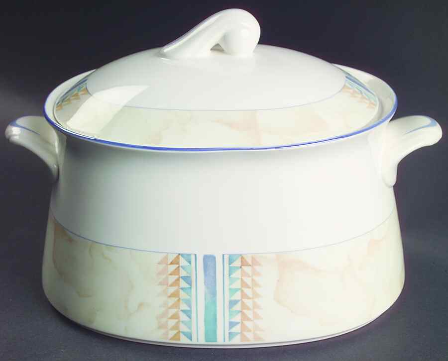 Marble Canyon Oval Covered Vegetable by Noritake-1