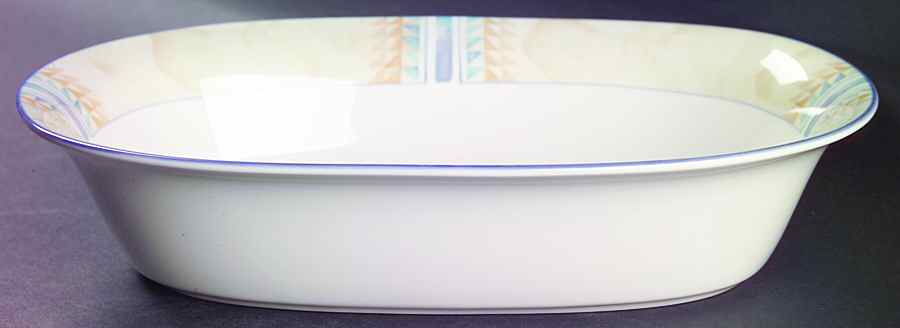 Marble Canyon 10" Oval Vegetable Bowl by Noritake-1