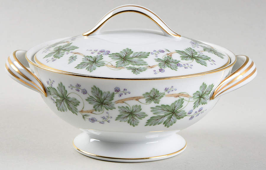 Madera (Gold Trim) Sugar Bowl & Lid by Noritake-1
