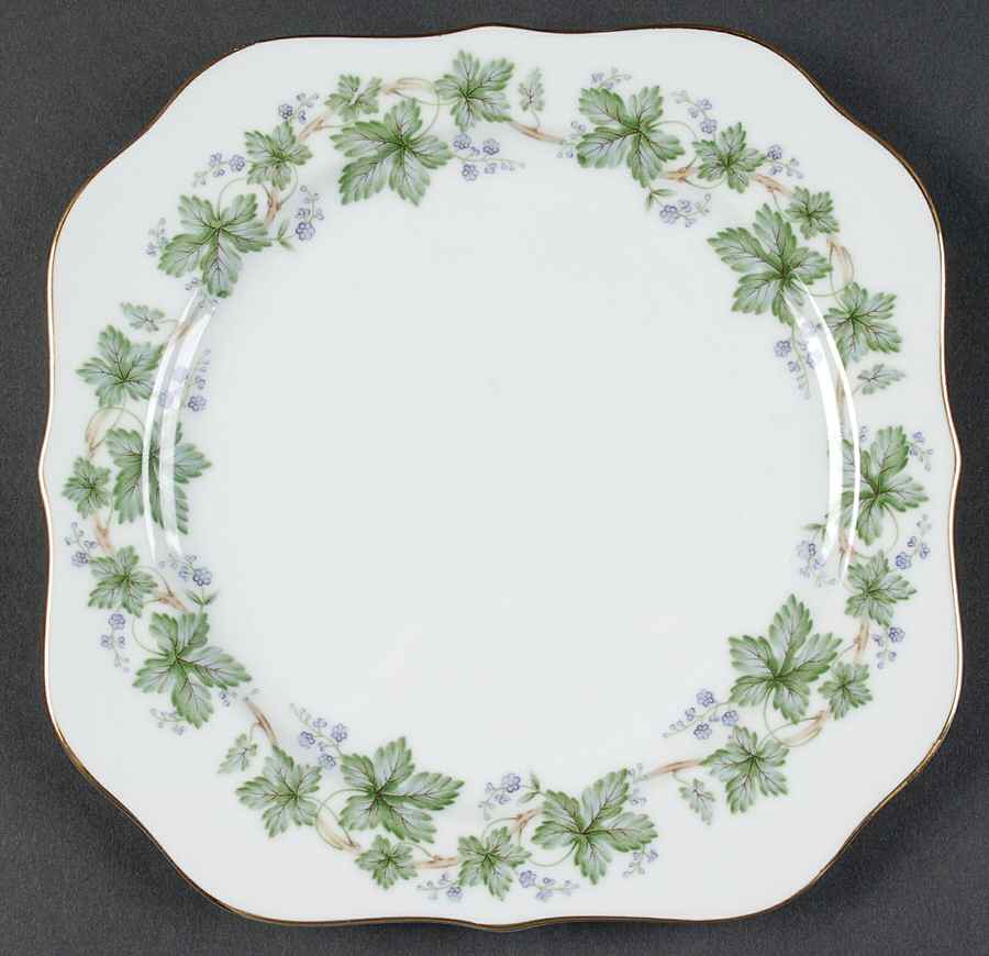 Madera (Gold Trim) Square Salad Plate by Noritake-1