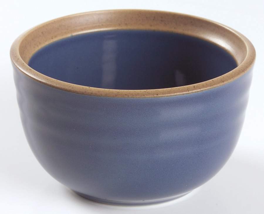 Madera Blue Open Sugar Bowl by Noritake-1