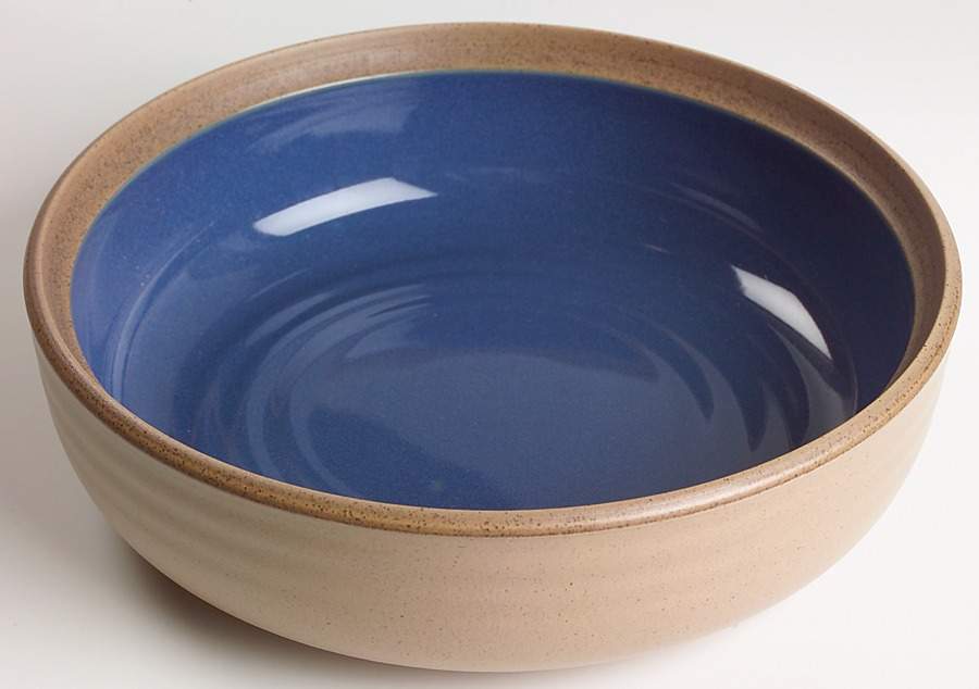 Madera Blue 9" Round Baker by Noritake-1