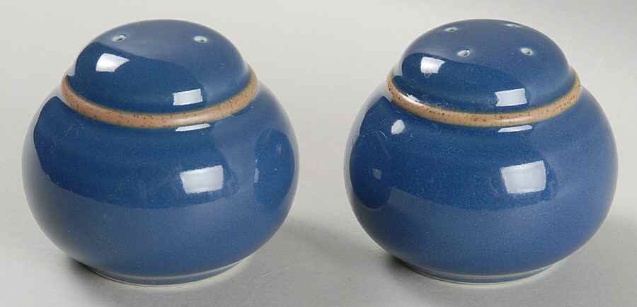 Madera Blue Salt & Pepper Set by Noritake-1