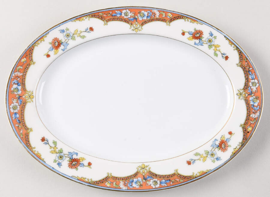 Madeira 10" Oval Serving Platter by Noritake-1