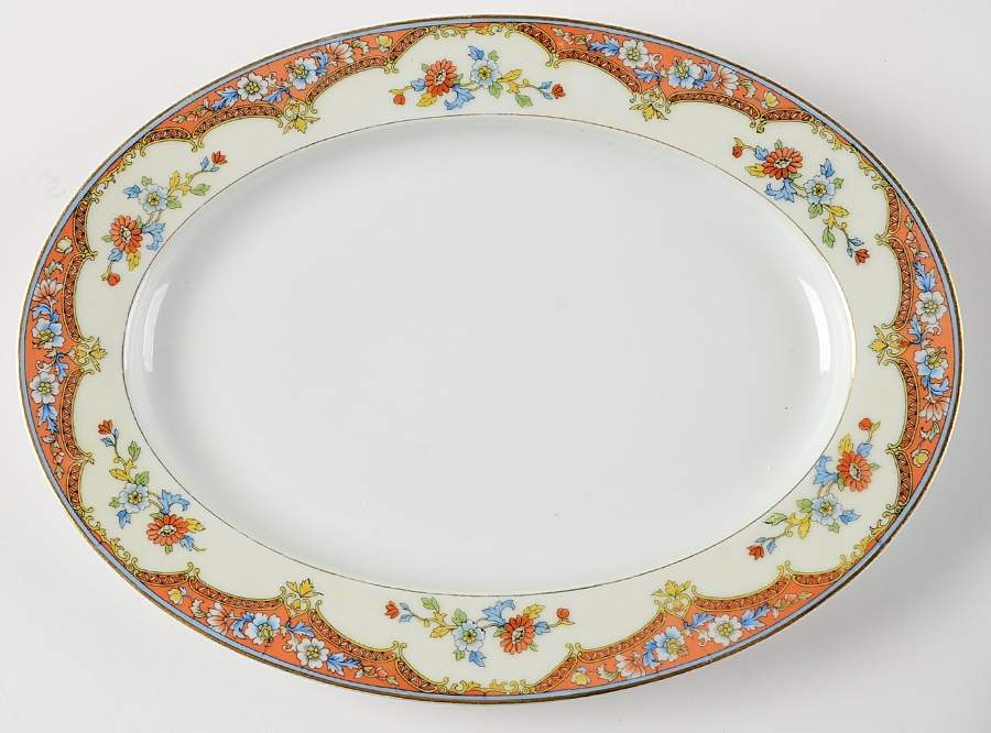 Madeira 11" Oval Serving Platter by Noritake-1