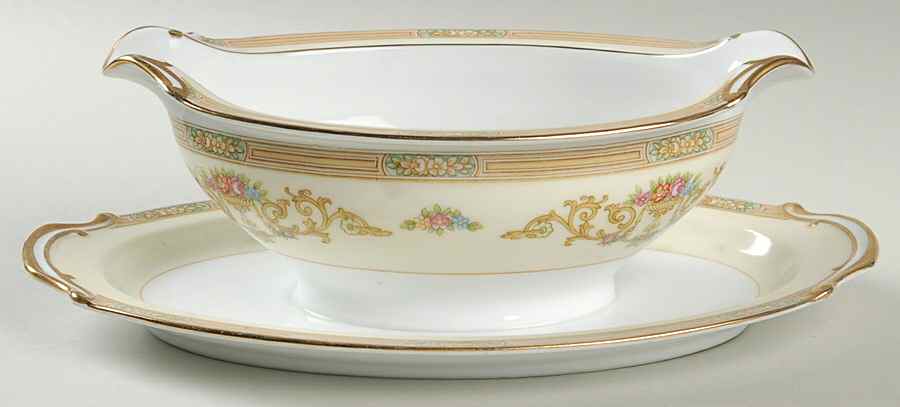 Madelon Gravy Boat with Attached Underplate by Noritake-1