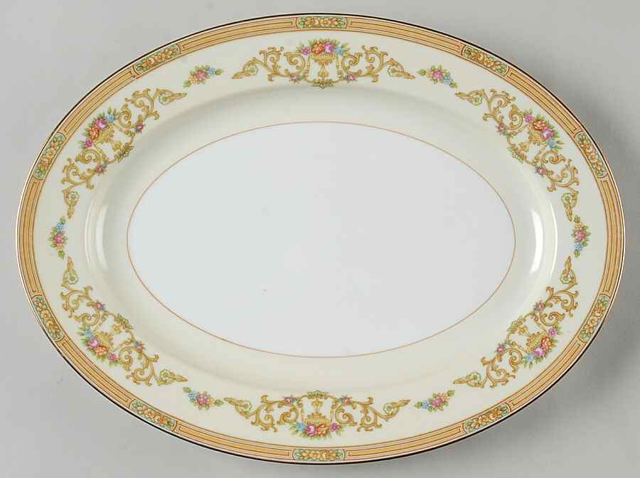 Madelon 11" Oval Serving Platter by Noritake-1
