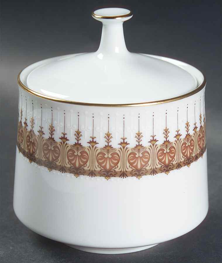 Madeleine Sugar Bowl & Lid by Noritake-1