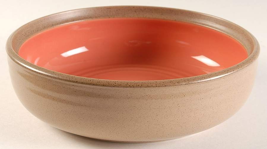 Madera Peach 9" Round Baker by Noritake-1