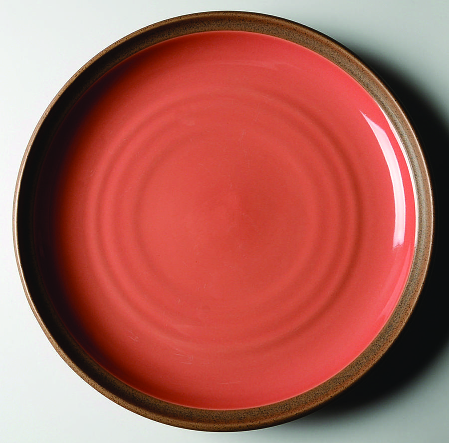 Madera Peach 12" Chop Plate (Round Platter) by Noritake-1