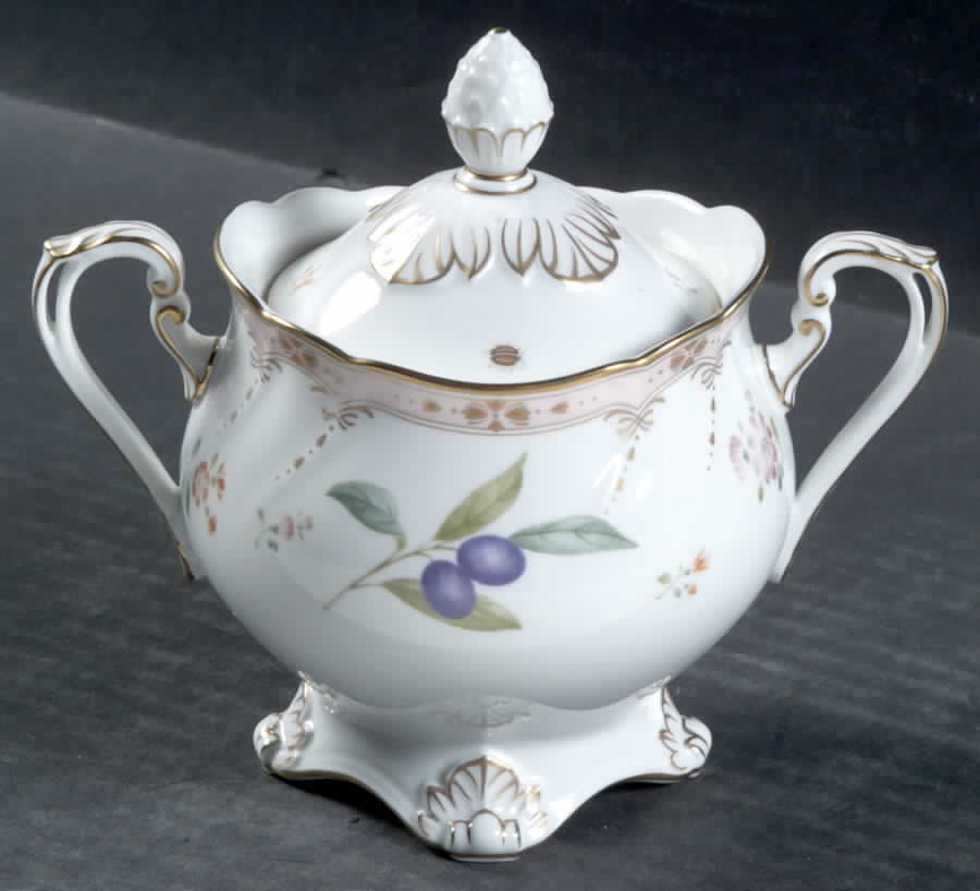 Maison Fleur Sugar Bowl & Lid by Noritake-1