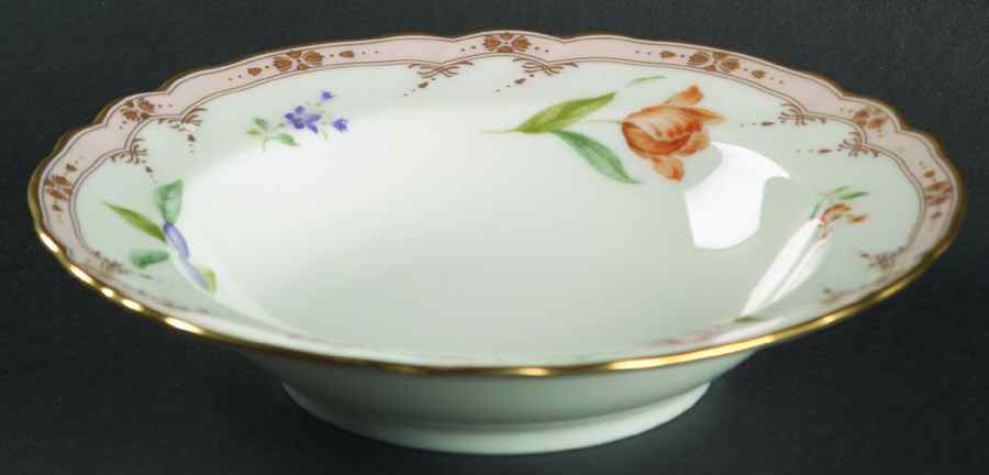 Maison Fleur Rim Fruit/Dessert (Sauce) Bowl by Noritake-1
