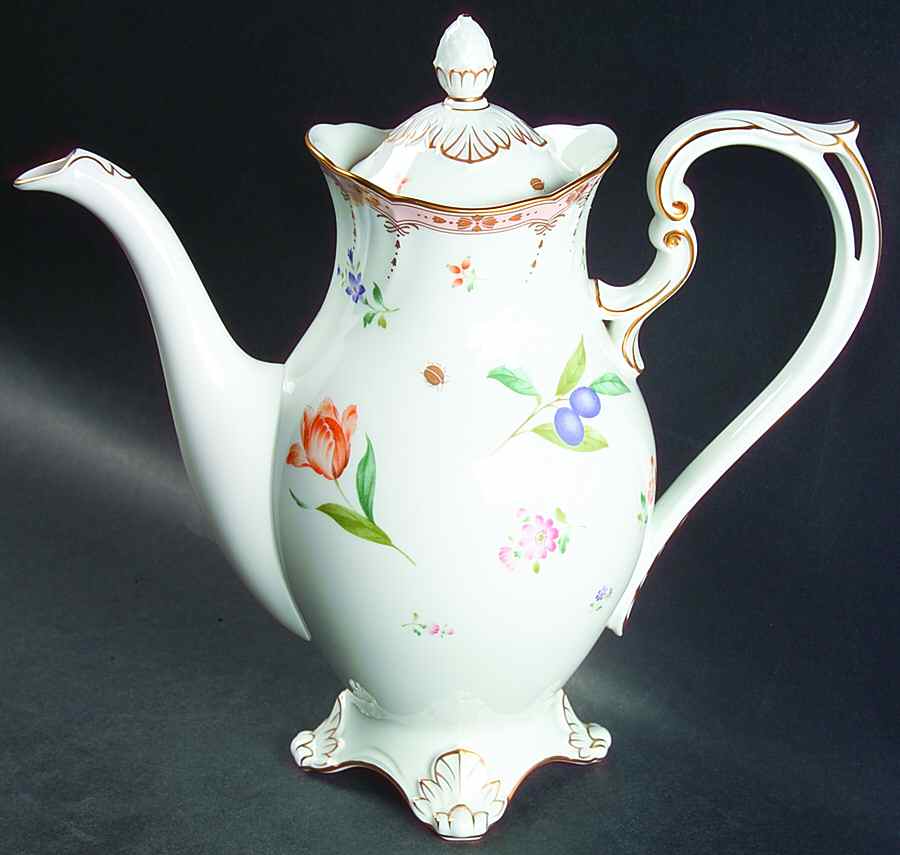 Maison Fleur Coffee Pot & Lid by Noritake-1