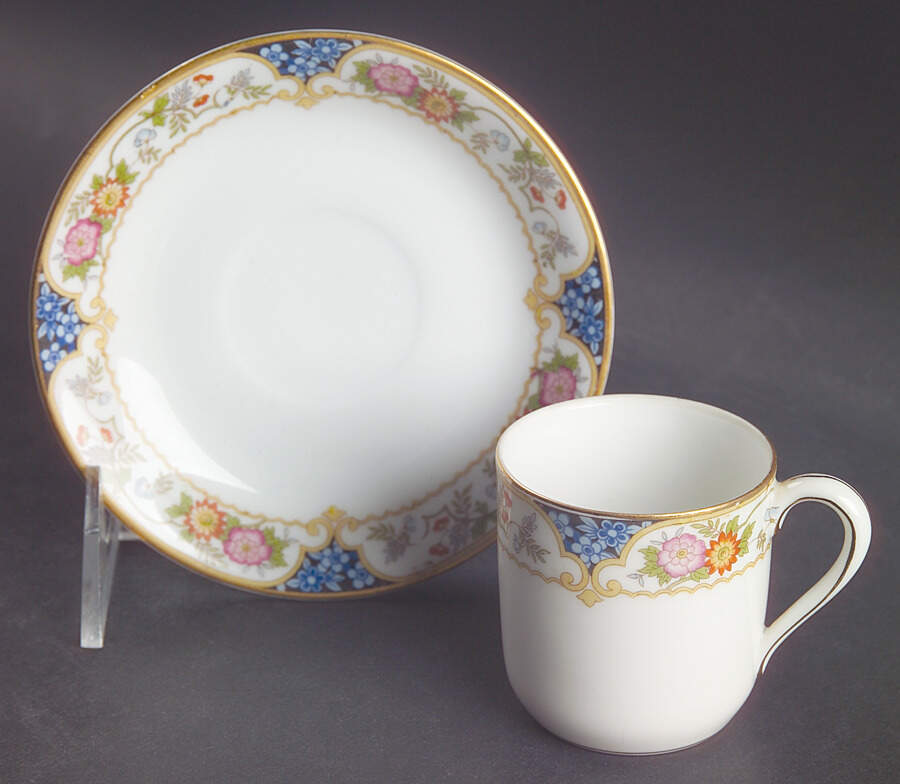 The Magenta Flat Demitasse Cup & Saucer Set by Noritake-1