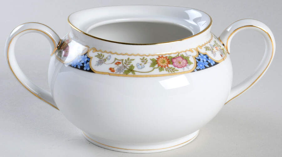 The Magenta Sugar Bowl No Lid by Noritake-1