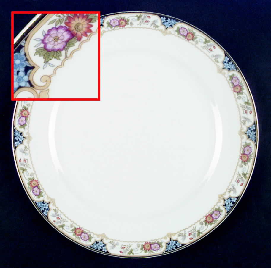 The Magenta Dinner Plate by Noritake-1