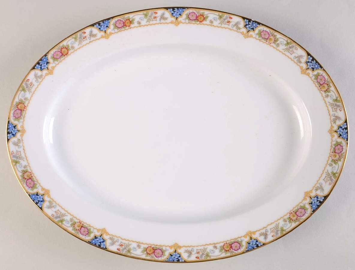 The Magenta 13" Oval Serving Platter by Noritake-1