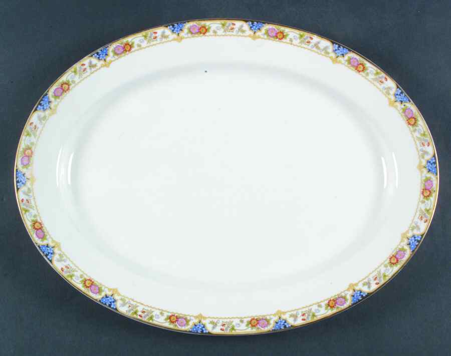 The Magenta 16" Oval Serving Platter by Noritake-1