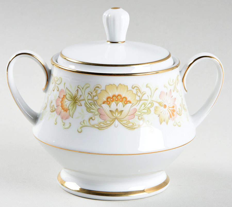 May Garden Sugar Bowl & Lid by Noritake-1