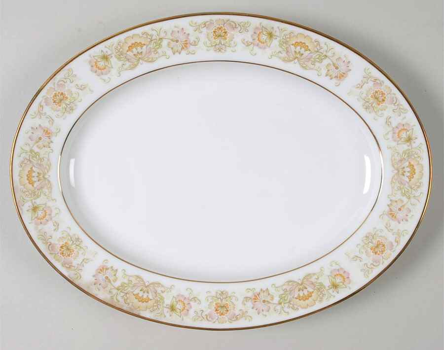 May Garden 11" Oval Serving Platter by Noritake-1