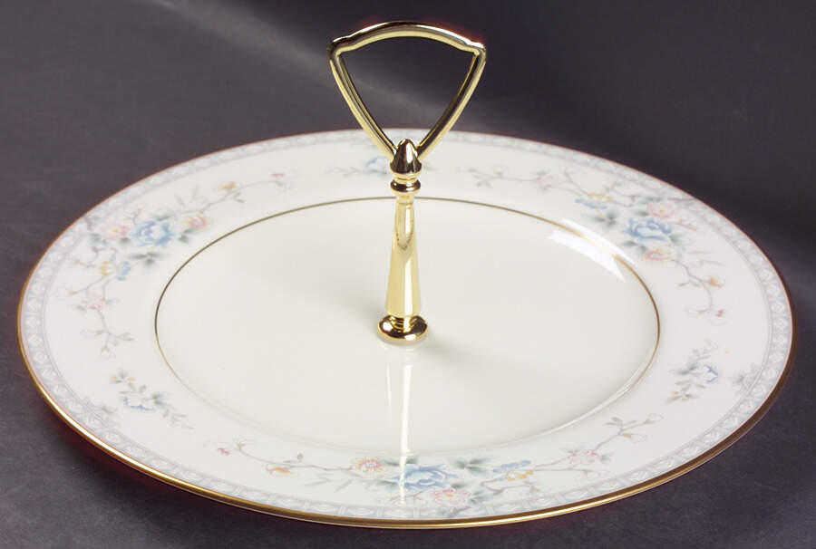 Mandarin Garden Round Serving Plate with Handle (DP) by Noritake-1