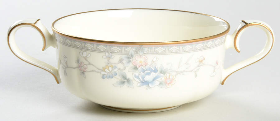 Mandarin Garden Flat Cream Soup Bowl by Noritake-1