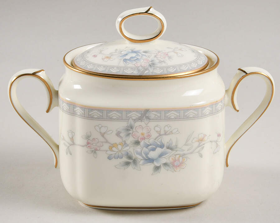 Mandarin Garden Sugar Bowl & Lid by Noritake-1